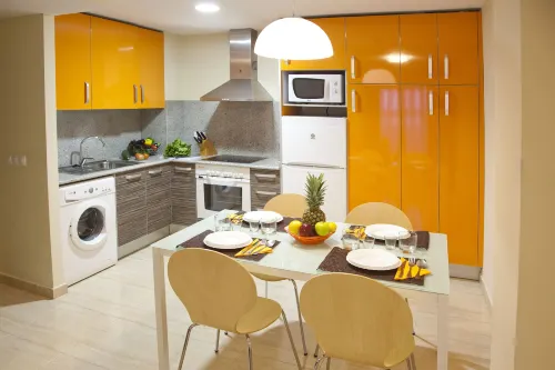 Apartamentos Campuebla - غرفة مطلة على الجبل