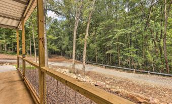 Tallassee Cabin w/ Forest Views Near Creek!