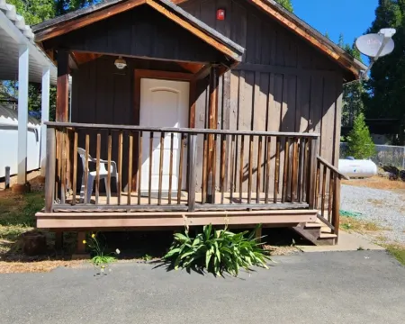 Cozy 1 bedroom cabin in peaceful Trinity Center with AC Hotels in Trinity County