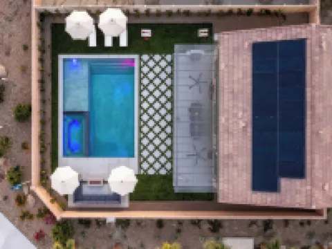 スリープス 16！プール オアシス ウィズ ゲームルーム、ホットタブ、ファイヤーピット デザート エデン by アヴァンステイ コーチェラのホテル