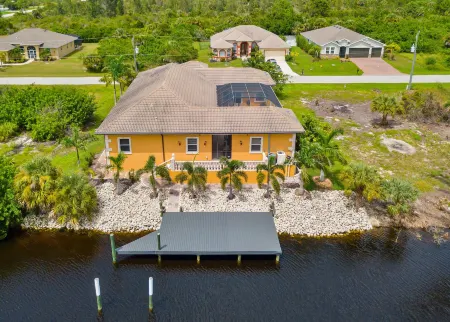 Courtyard Pool and Expansive Dock Space - Luxurious Waterfront Oasis