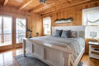 Private 3,100 Sq Ft Wolf Laurel Lodge w/ Epic Views, Skiing & at Trail Access