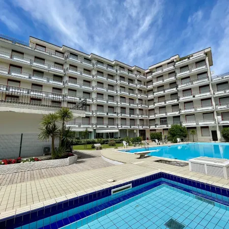 Bright apartment with shared pool