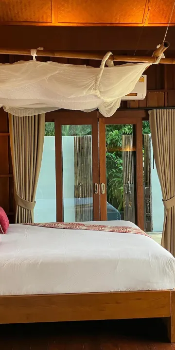 ฮันนีมูนวิลล่า, เตียงคิงไซส์ 1 เตียง, สระว่ายน้ำส่วนตัว, วิวทะเล