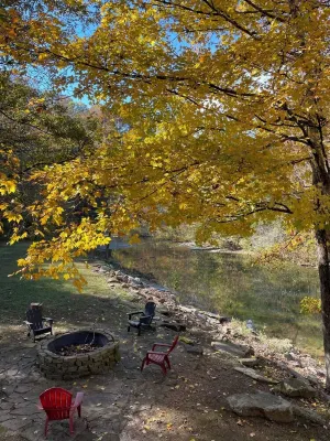 The Perfect Autumn Escape Fire Pit, Hiking