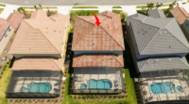 迪士尼附近絕美5卧帶泳池的房子 Solterra 7829