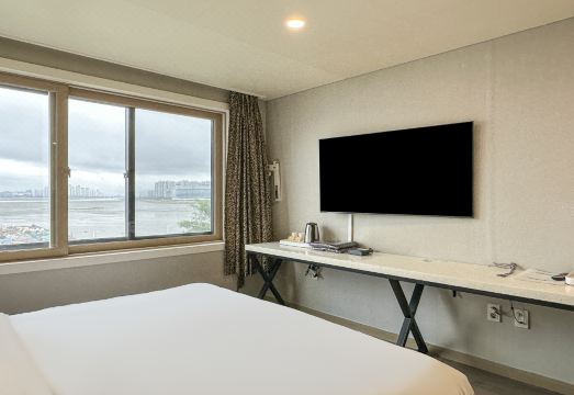 오이도 조개포차거리나 전망대 풍경