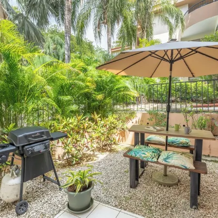 Morning Coffee Patio - Condo Between Two Beaches