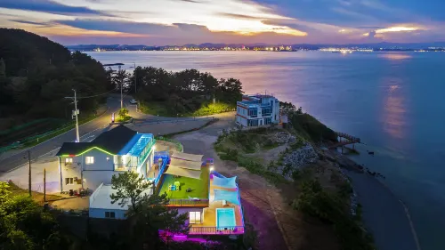 Pohang Blue Ocean Pension - ห้องครัว