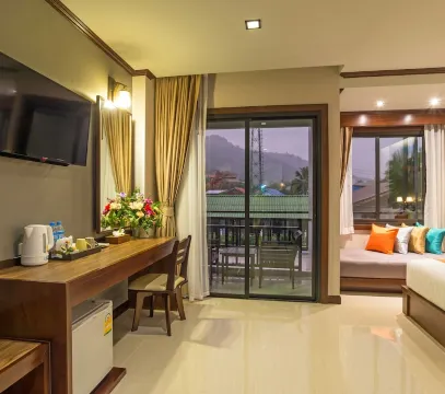 ห้องดีลักซ์วิวหน้าผา