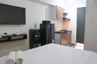 Apartemen studio 20 m² dengan 1 kamar mandi pribadi di Rawamangun
