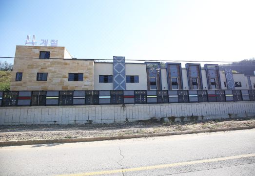 충주 4계절모텔의 깔끔한 욕실