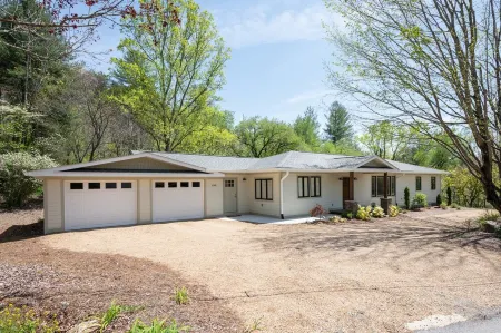 Luxury mountain oasis, hot tub & 15 mins to DT AVL, bring furry friends!