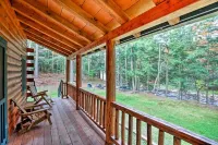 Cozy, Rustic Adirondack Riverfront Log Cabin, Rapids, Near Horse and Atv Trails