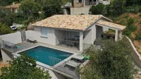 2 bedroom house with private pool 5 minutes from the beaches - 3-نجوم