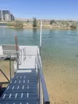 Glass deck, dogs, sandy beach, private dock