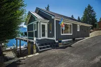 EPIC Lake Pend Oreille Home w/ Panoramic Views, TWO Decks + BIG Waterfront Dock!