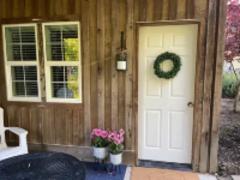 Cozy one room suite on two acres.