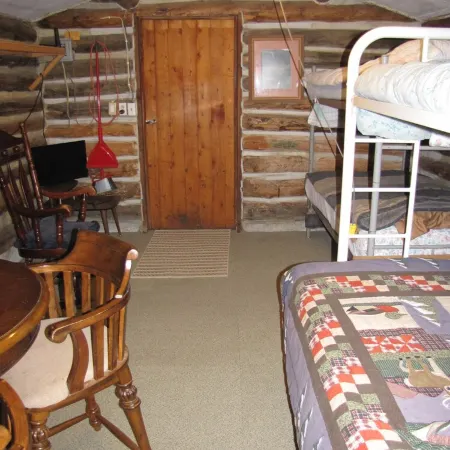 Cozy rustic cabin on Little Sheep Creek at foot of Lima Peaks