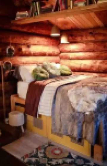Private Aurora Log Cabin in Fairbanks Northern Lights Views
