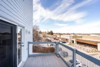 Unique Triangle Shaped Home with 2 Master Suites on Separate Floors.