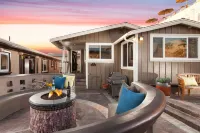 A Few Steps to the Beach! Ocean Views, Patio with Fire Pit and Garage Parking!