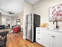 Spacious 1 Bedroom Apt! Pet friendly with Private fenced in back yard and deck!