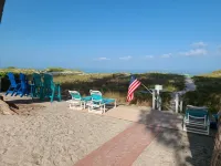 Beachfront Cottages (Patio) at Beautiful Sandy Shores on Gulf of Mexico