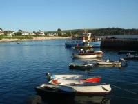Crows Nest: a modern apartment in the centre of St Mawes with stunning sea views