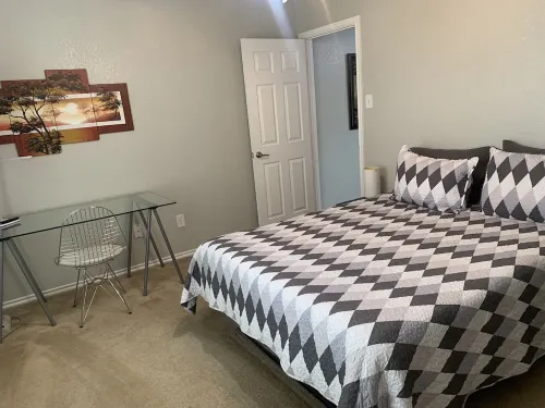 This Texas Oasis Home in a quiet neighborhood with easy access to IH-30