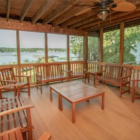 Spacious Lake Gaston Waterfront with Flat Lot, Great Views & Premier Host
