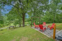 Country View Oasis with Firepit and Zip Line - Charming Rustic Retreat