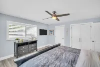 Modern Beach Getaway – Newly Remodeled, Hammock, Patio & Stroll to Shoreline