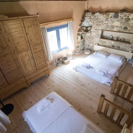 Chaihoutes Stone House into Olive Farm in Zia