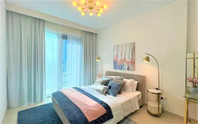 Luxury Dubai Creek Harbour Waterfront Apartment 두바이 페스티벌시티 호텔