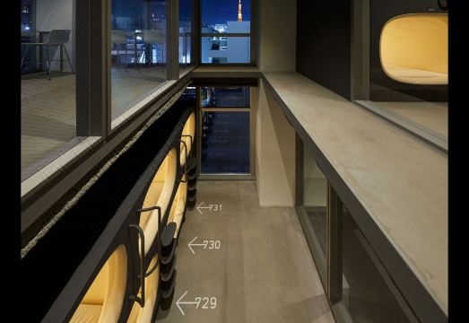 9h 나인 아워스 객실 디자인