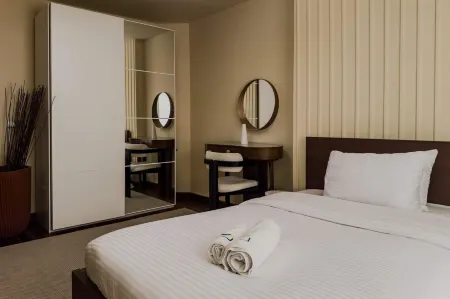 The 3BDR Avant-garde Residence 5 min to Airport Отели рядом с достопримечательностью «Сейнт Маркос Коптик Ортодокс Черч»