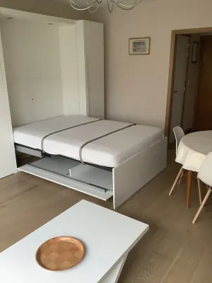 Sun-oriented studio Sint-Idesbald with beautiful sea view