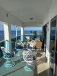 Beach front apartment with spectacular views.