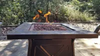 Enjoy Spring in Our Cabin, See and Hear the Creek Flowing Right from Our Porch