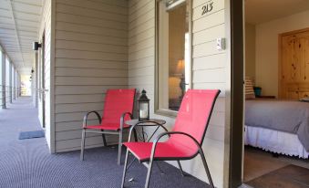 Modern Comfort River/Mtn Views + Hot Tub 1 Bedroom Condo by RedAwning