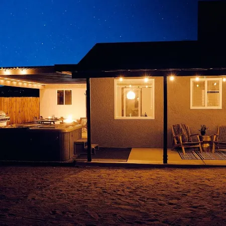 Live Centered W/ Hot Tub, Fire Pit in Joshua Tree 2 Bedroom Home by RedAwning