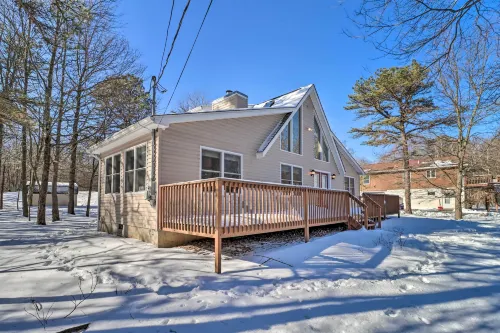 Deck, Pool, Trails Access Pocono Family Home! - Country Houses