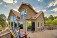 Secluded Mountain Family Home w/ Pike Peaks Views - balcony