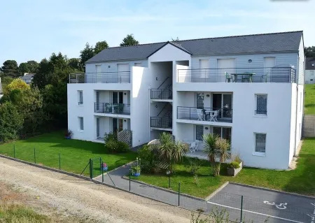 Sea View, 3 Rooms with Terrace, 200m MORGAT Beach