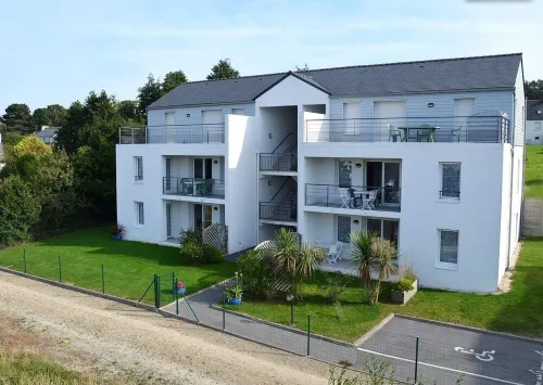 Sea View, 3 Rooms with Terrace, 200m MORGAT Beach