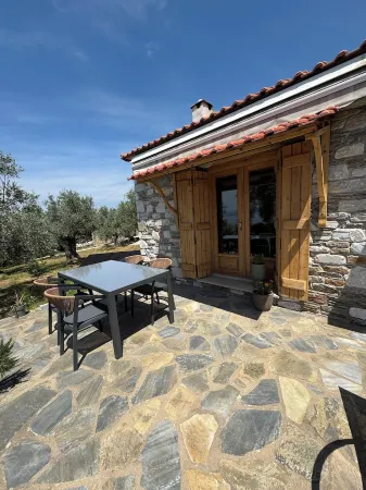 Farmhouse in an olive grove in Pelion Greece near Volos directly by the sea