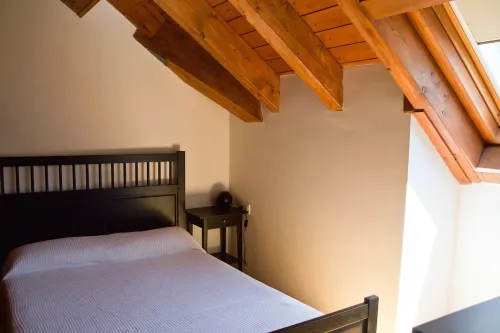 Cau d'Àneu. Duplex, located on the main street of the town.