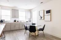 Family-sized house with huge kitchen and patio