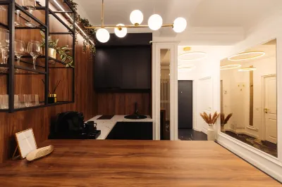 Modern&central apartment with a gorgeous bathtub inside one of the two bedrooms. Hotels in 